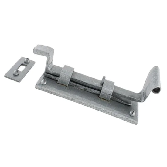 Blacksmith Pewter Patina Door Bolt