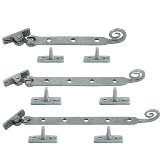 Blacksmith Pewter Patina Monkeytail Casement Stay