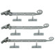 Blacksmith Pewter Patina Monkeytail Casement Stay