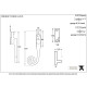 Traditional Blacksmith Lockable Monkeytail Night Vent Fastener