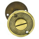Aged Brass Beehive Bathroom Thumbturn