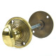 Aged Brass Beehive Bathroom Thumbturn