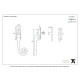 Blacksmith Beeswax Night Vent Locking Monkeytail Casement Fastener