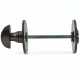 Aged Bronze Beehive Bathroom Thumbturn