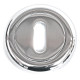 Round Escutcheon with a Radius Edge - Chrome Finish