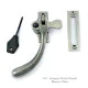 Lockable Bulb End Casement Fastener