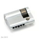 Single Euro Cylinder Lock - Satin Chrome