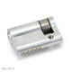 Single Euro Cylinder Lock - Satin Chrome
