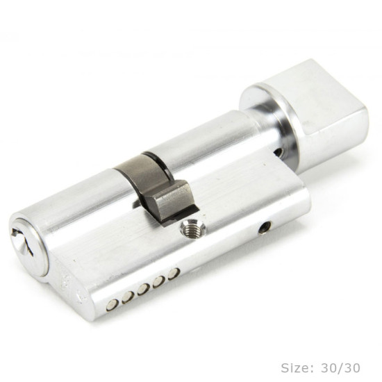 Euro Cylinder Thumbturn - Satin Chrome