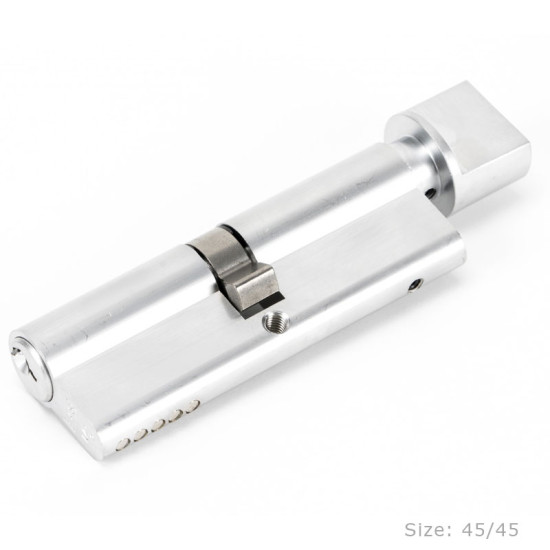 Euro Cylinder Thumbturn - Satin Chrome
