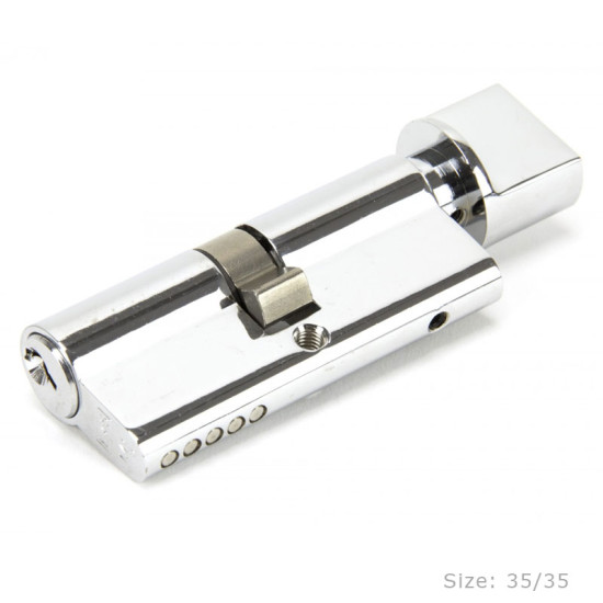 Euro Cylinder Thumbturn  - Polished Chrome