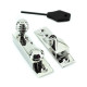 Croft 1035L Lockable Reeded Knob Sash Fastener
