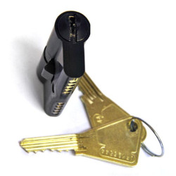 Kirkpatrick 6000 British Made Euro Double Cylinder Lock - Black