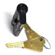 Kirkpatrick 6000 British Made Euro Double Cylinder Lock - Black