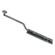 Blacksmith Pewter Patina French Door Bolt