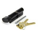 Kirkpatrick 6007 British Made Thumb Turn Euro Cylinder Lock - Black