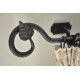 Blacksmith Beeswax Leaf Curtain Finial