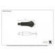 Blacksmith Beeswax Shell Curtain Finial