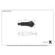 Blacksmith Beeswax Shell Curtain Finial