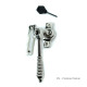 Reeded Lockable Casement Fastener