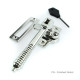 Reeded Lockable Casement Fastener