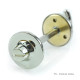 Bathroom Curved Turn and Release Plain Covered Rose