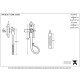 Traditional Blacksmith Shepherd's Crook Casement Fastener