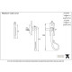 Blacksmith Pewter Patina Shepherd's Crook Casement Fastener