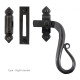 Blacksmith Beeswax Shepherd's Crook Lockable Casement Fastener