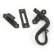 Blacksmith Beeswax Shepherd's Crook Lockable Casement Fastener