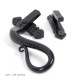Traditional Blacksmith Shepherd's Crook Lockable Casement Fastener