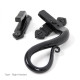 Traditional Blacksmith Shepherd's Crook Lockable Casement Fastener
