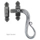 Blacksmith Pewter Patina Shepherd's Crook Lockable Casement Fastener