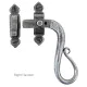Blacksmith Pewter Patina Shepherd's Crook Lockable Casement Fastener