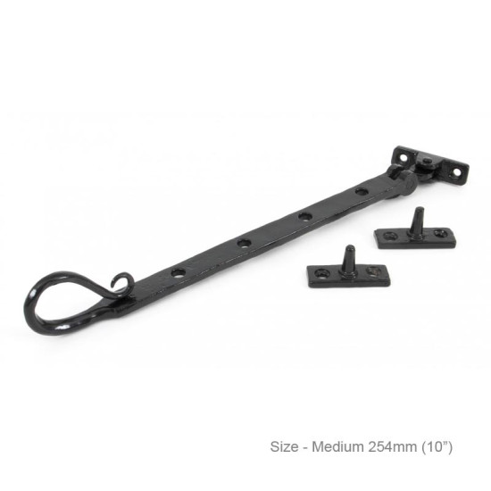 Traditional Blacksmith Shepherd's Crook Casement Stay