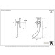 Polished Brass Pear Drop Espagnolette Casement Fastener