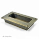 Flush Pull Handle with Finger Recess