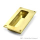 Flush Pull Handle with Finger Recess