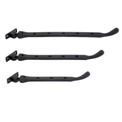 Black Pear Drop Casement Stay