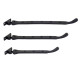 Black Pear Drop Casement Stay