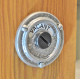 Kirkpatrick 1150 Bathroom Privacy Bolt - Pewter Finish