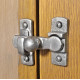 Kirkpatrick 1150 Bathroom Privacy Bolt - Pewter Finish