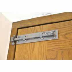 Kirkpatrick 830 Scroll Bolt - Pewter Finish