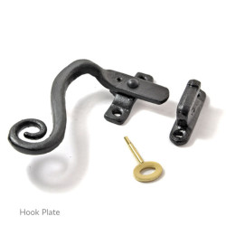 Kirkpatrick 6063 Lockable Casement Fastener - Forged Matt Finish