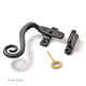 Kirkpatrick 6063 Lockable Casement Fastener - Forged Matt Finish