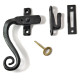 Kirkpatrick 6063 Lockable Casement Fastener - Forged Matt Finish