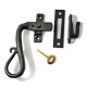 Kirkpatrick 6062 Lockable Casement Fastener - Forged Matt Finish