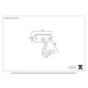 Blacksmith Pewter Patina Curtain Mounting Bracket