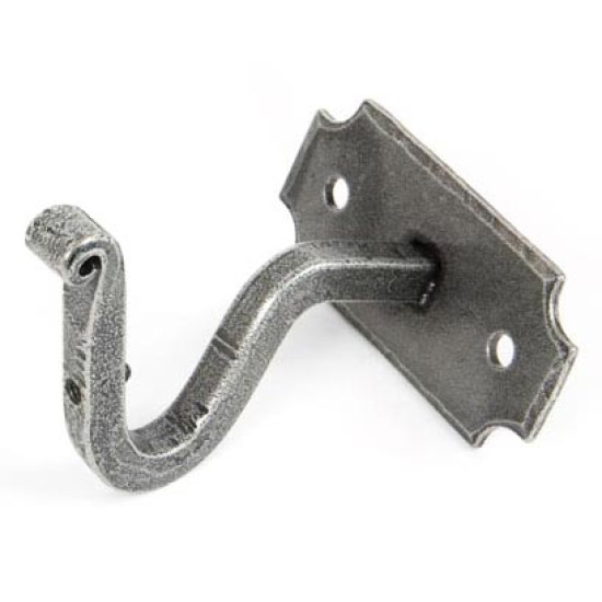 Blacksmith Pewter Patina Curtain Mounting Bracket