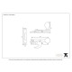 Antique Pewter Sash Fastener